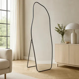 Decorsz™ Modern Irregular Full-Length Standing Mirror – Minimalist Home Décor
